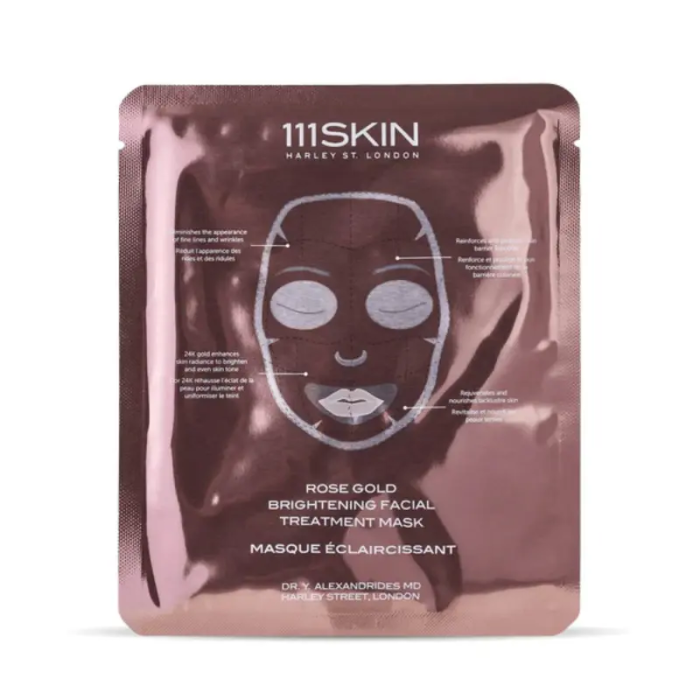Осветляющая маска для лица с розовым золотом 111Skin Rose Gold Brightening Facial Treatment Mask