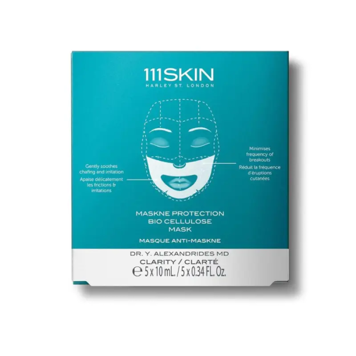 Биоцеллюлозная маска для нижней части лица 111Skin Maskne Protection Biocellulose Mask