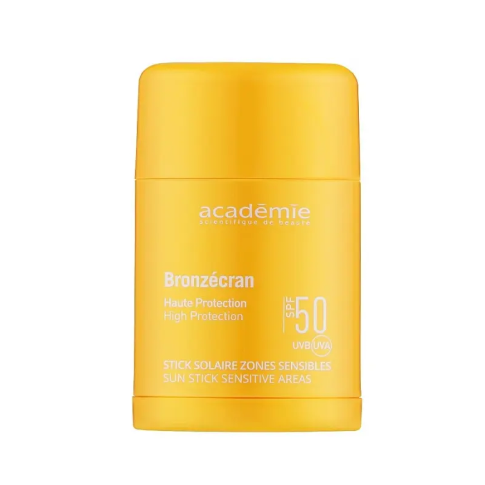 Солнцезащитный стик для чувствительных зон Academie Bronzecran Sun Stick Sensitive Areas SPF 50+