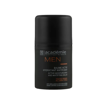 Активный увлажняющий матирующий бальзам Academie Men Active Moisturizing and Matifying Balm