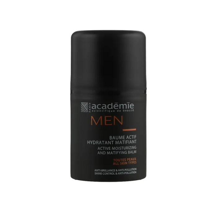 Активный увлажняющий матирующий бальзам Academie Men Active Moisturizing and Matifying Balm