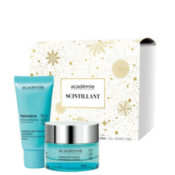 Подарочный набор для увлажнения кожи лица Academie Scintillant Hydraderm Set