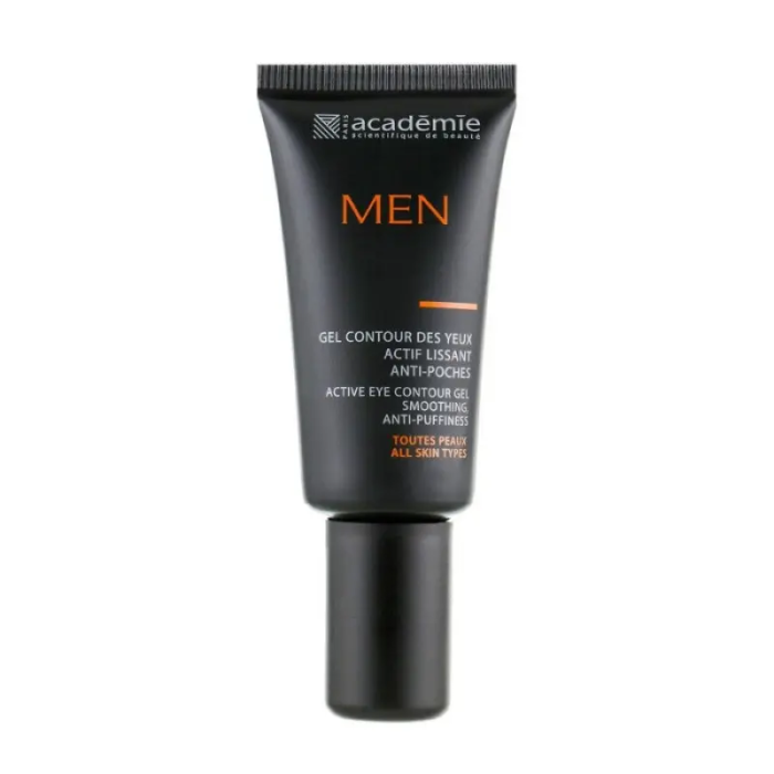 Гель для контура глаз против отеков и морщин для мужчин Academie Active Eye Contour Gel Smoothing Anti-Puffiness