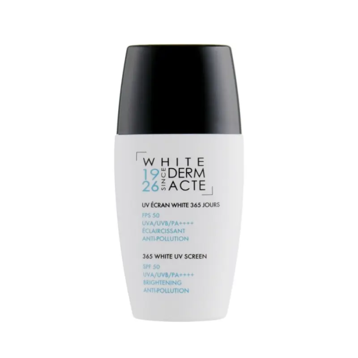 Осветляющий защитный крем дней Academie White Derm Acte 365 UV Screen SPF 50 UVA/UVB PA++++ 365