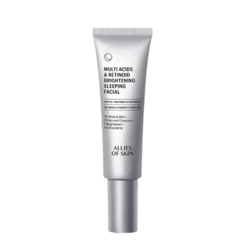 Ночной мультикислотный пилинг с ретинолом Allies Of Skin Multi Acids & Retinoid Brightening Sleeping Facial