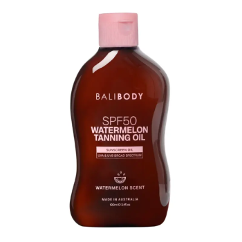 Масло для загара с семенами арбуза Bali Body Watermelon Tanning Oil SPF50