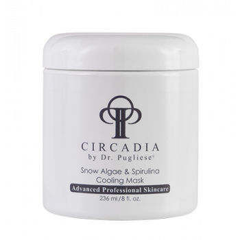 Охлаждающая маска для лица из водорослей спирулина Circadia Snow Algae and Spirulina Cooling Mask 236mL