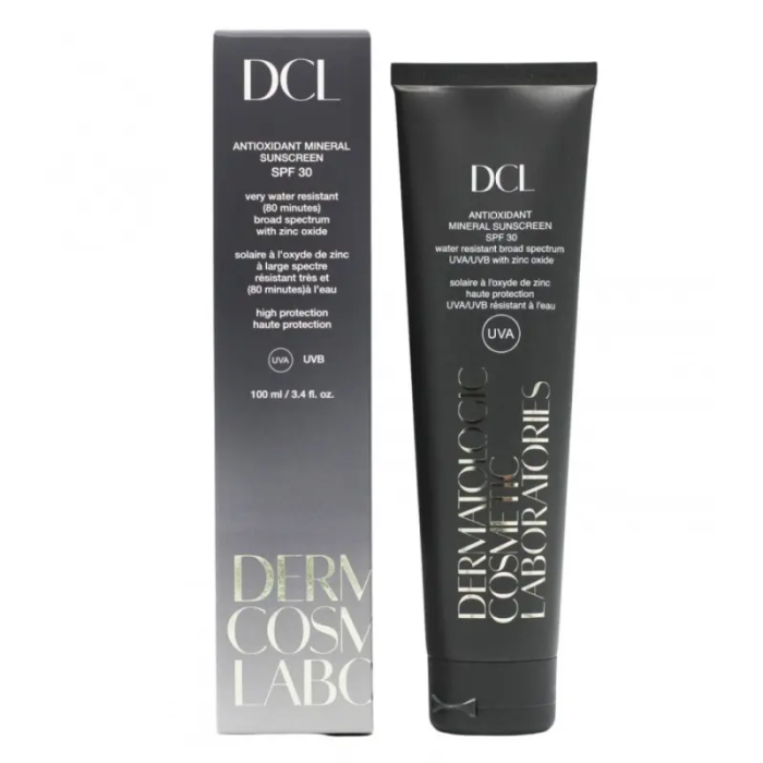 Минеральный солнцезащитный крем для лица и тела DCL Antioxidant Mineral Sunscreen SPF 30