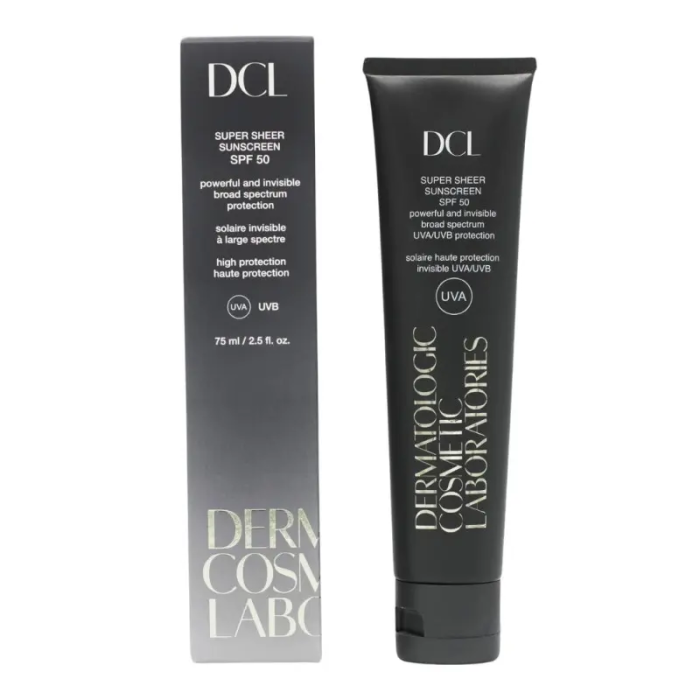 Легкий невесомый солнцезащитный крем-флюид DCL Super Sheer Sunscreen SPF 50 SPF 50