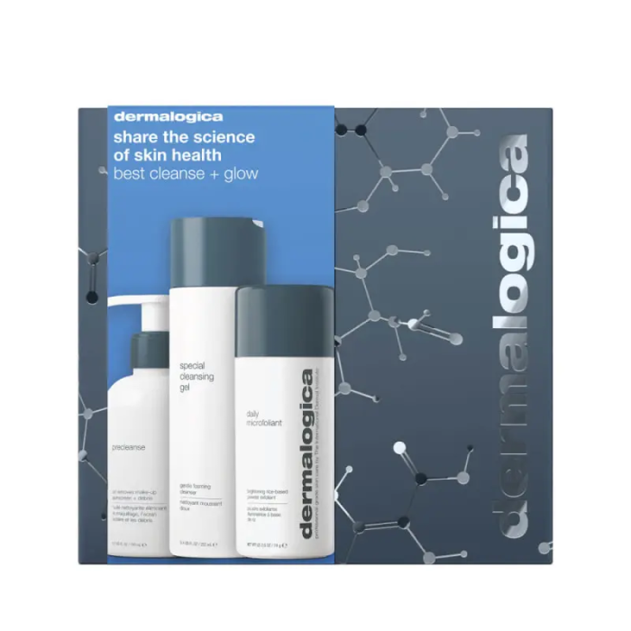 Набор ежедневного ухода для очищения и сияния лица Dermalogica Best Cleanse + Glow