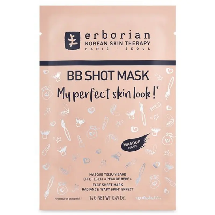 Выравнивающая тканевая маска для лица Erborian BB Shot Mask