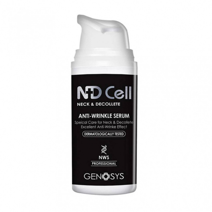 Антивозрастная сыворотка для шеи и зоны декольте Genosys NDCell Anti-Wrinkle Serum 30mL