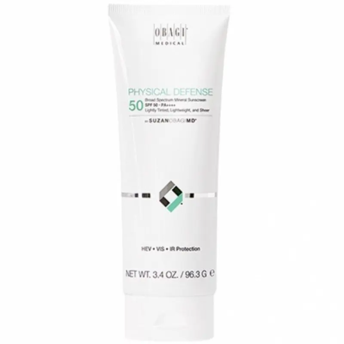 Тонирующий солнцезащитный крем на минеральной основе Obagi SUZANOBAGIMD Physical Defence SPF 50
