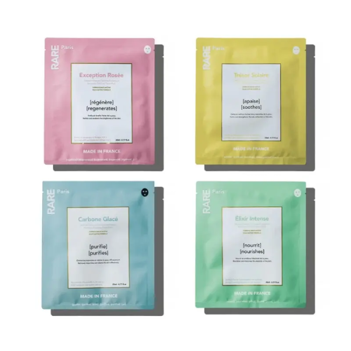Набор из четырех масок для лица RARE Paris Box of 4 Face Mask