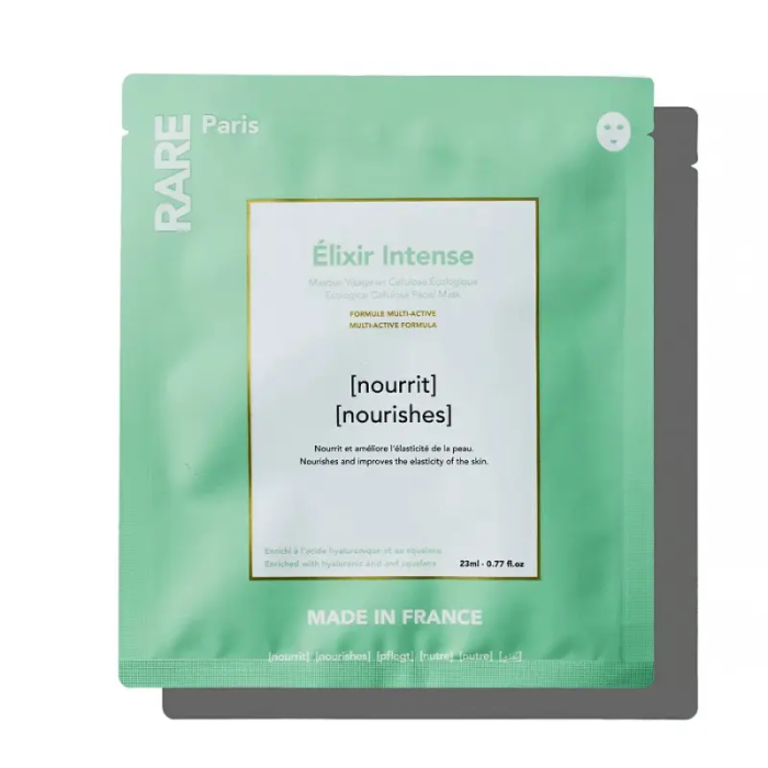 Питательная маска для лица с гиалуроновой кислотой и скваланом RARE Paris Élixir Intense Nourishing Face Mask