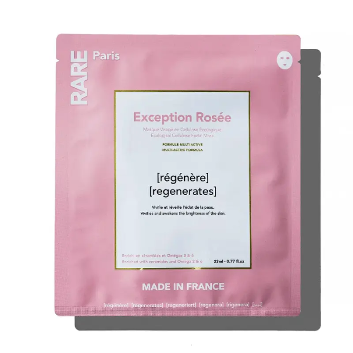 Восстанавливающая маска для лица с церамидами, Омега и RARE Paris Exception Rosée Regenerating Face Mask 3 6
