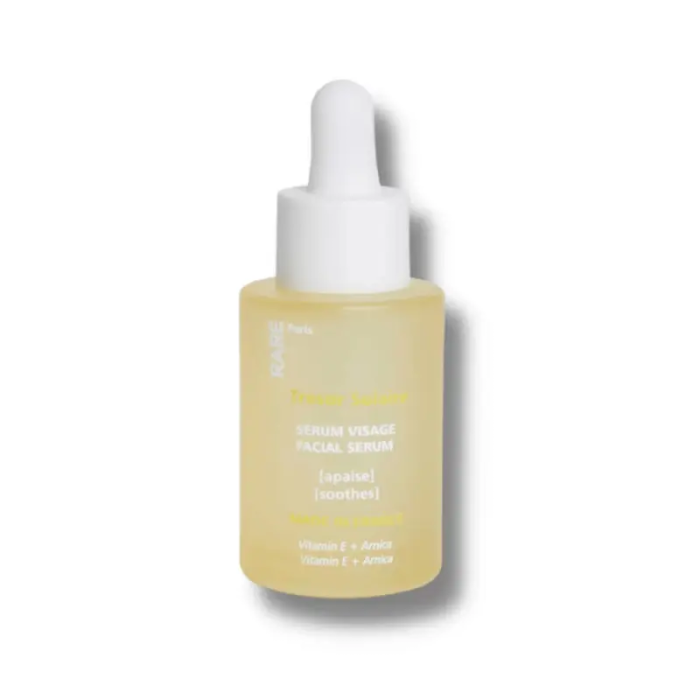 Успокаивающая сыворотка для лица с витамином Е и экстрактом арники RARE Paris Trésor Solaire Soothing Face Serum