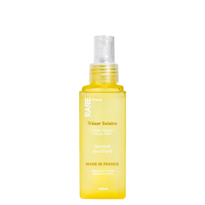 Успокаивающий мист для лица с витамином Е и экстрактом арники RARE Paris Trésor Solaire Soothing Facial Mist