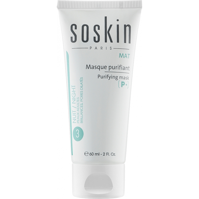 Очищающая маска Soskin Purifying mask - combination or oily skin 60mL