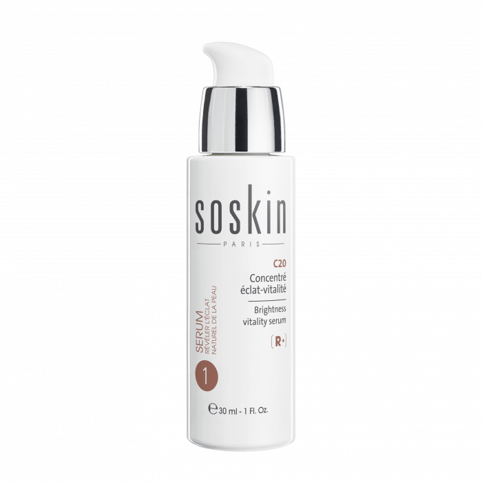 Гель для лица «Энергия и Сияние» с витамином С Soskin Brightness-vitality serum 30mL