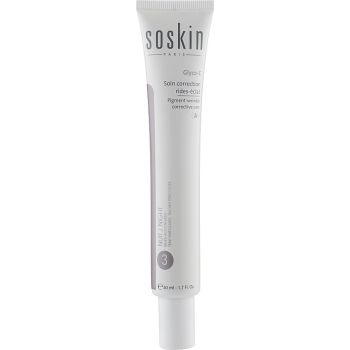 Корректирующий уход против морщин и пигментации Soskin Glyco - C night cream 50mL