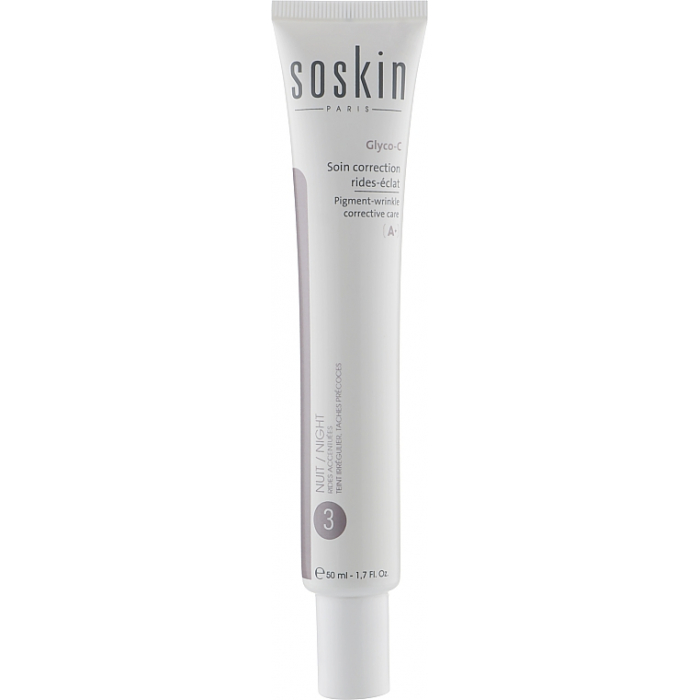 Корректирующий уход против морщин и пигментации Soskin Glyco - C night cream 50mL
