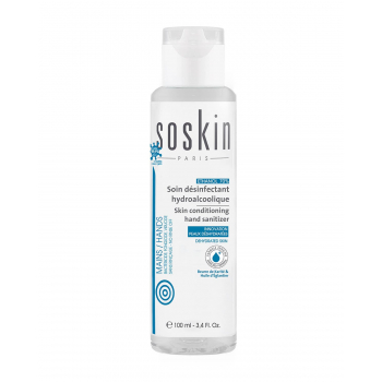Санитайзер для рук 2в1 Soskin 2 In 1 Skin Conditioning Hand Sanitizer 100mL