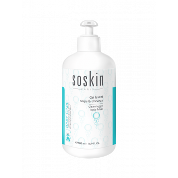 Очищающий гель для тела и волос Soskin Cleansing gel body & hair 500mL
