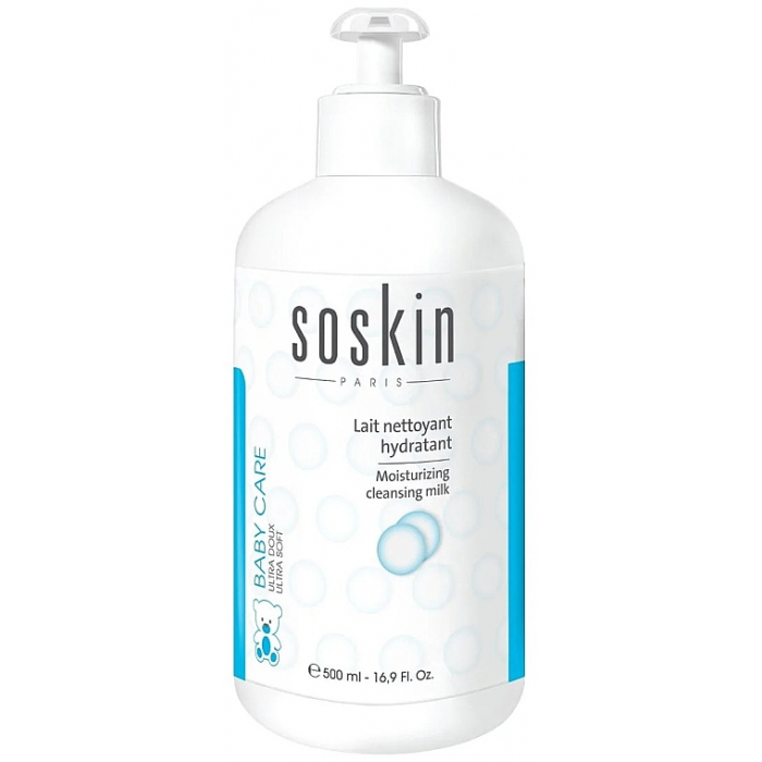 Очищающее молочко Soskin Moisturizing Cleansing Milk 500mL