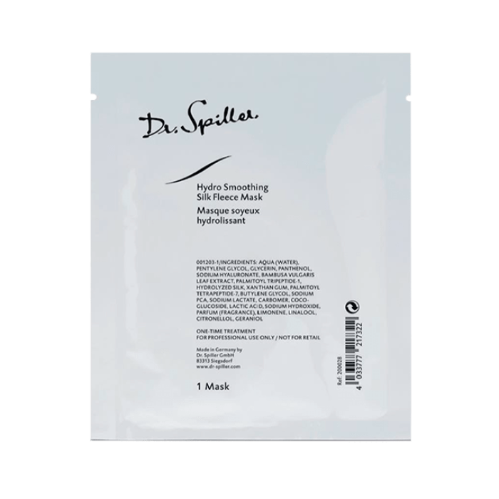 Маска с протеинами шелка Dr. Spiller Hydro Smoothing Silk Fleece Mask