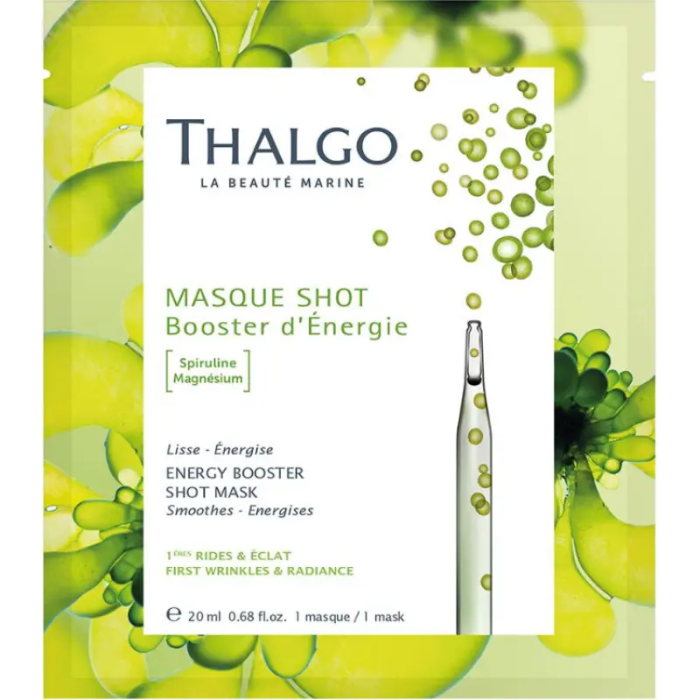 Маска против усталости на основе активной спирулины Thalgo Energy Booster Shot Mask