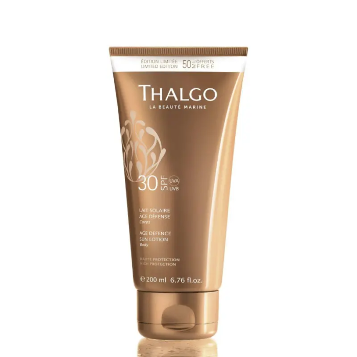 Омолаживающий солнцезащитный лосьон для тела Thalgo Age Defence Sun Lotion SPF 30