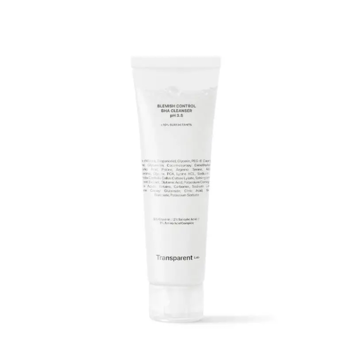 Средство для глубокого очищения возрастной кожи и склонной к акне Transparent Lab Blemish Control BHA Cleanser