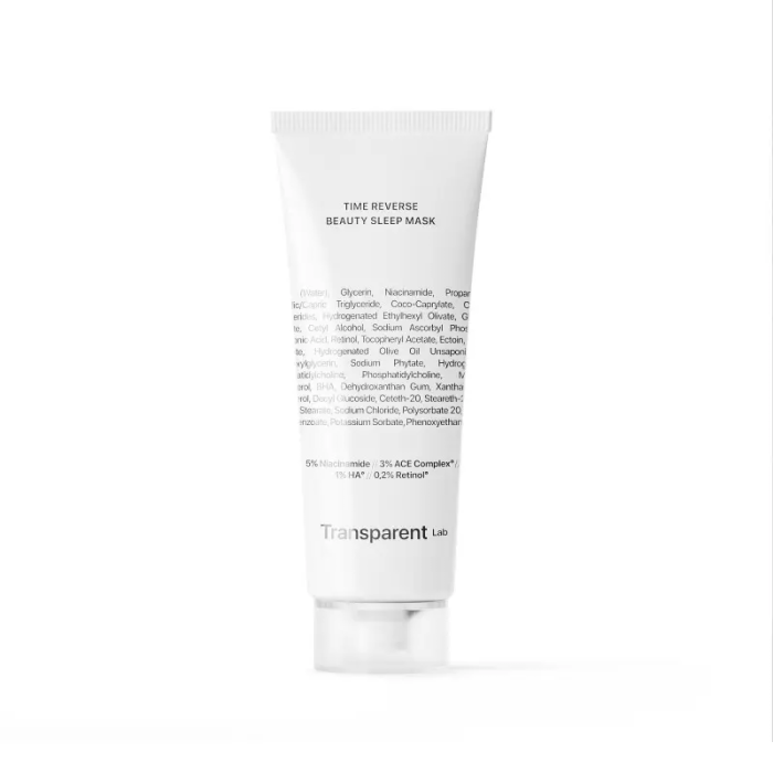 Ночная антивозрастная маска Transparent Lab Time Reverse Beauty Sleep Mask